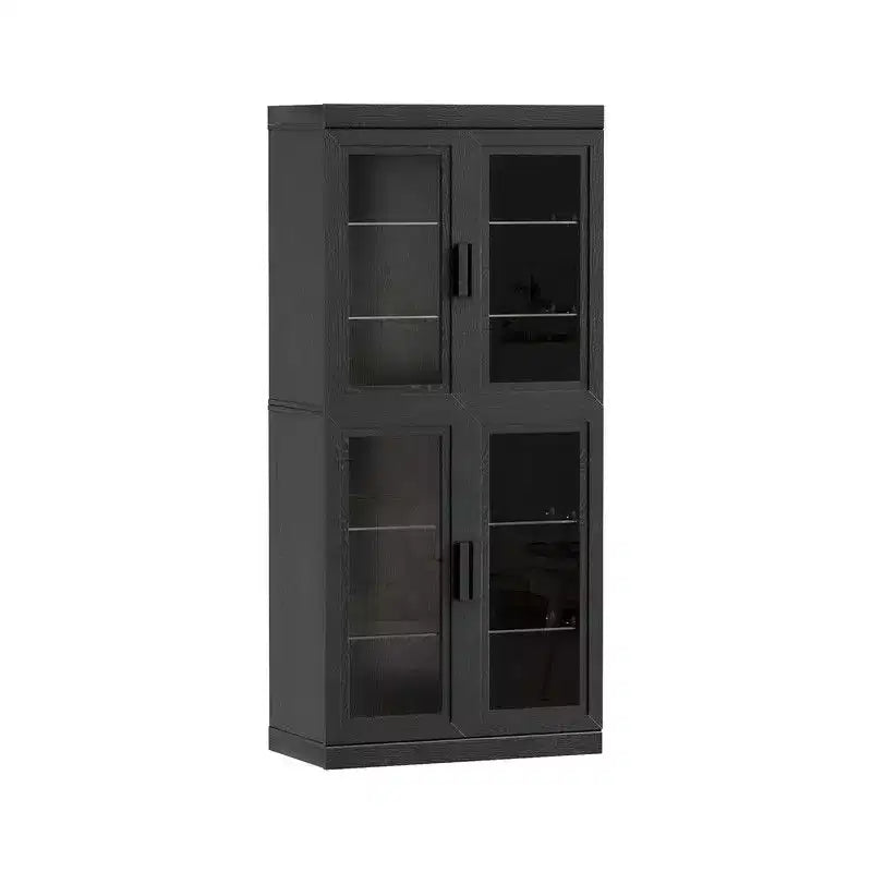 PexFix Wood Accent Cabinet with Adjustable Shelves