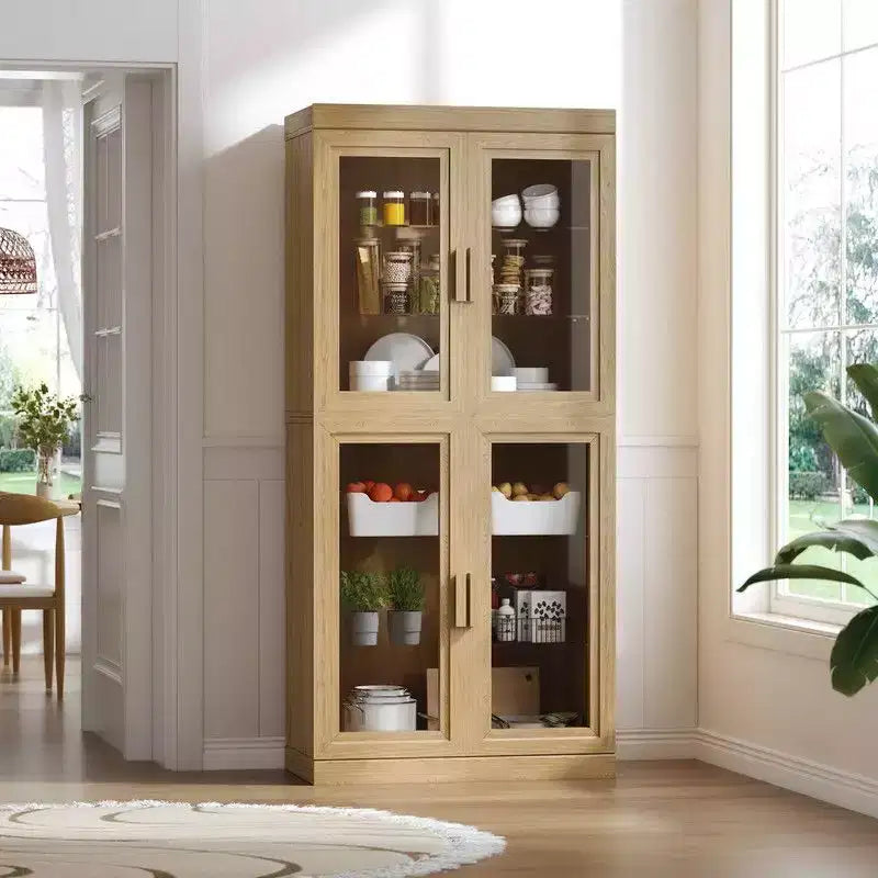 PexFix Wood Accent Cabinet with Adjustable Shelves