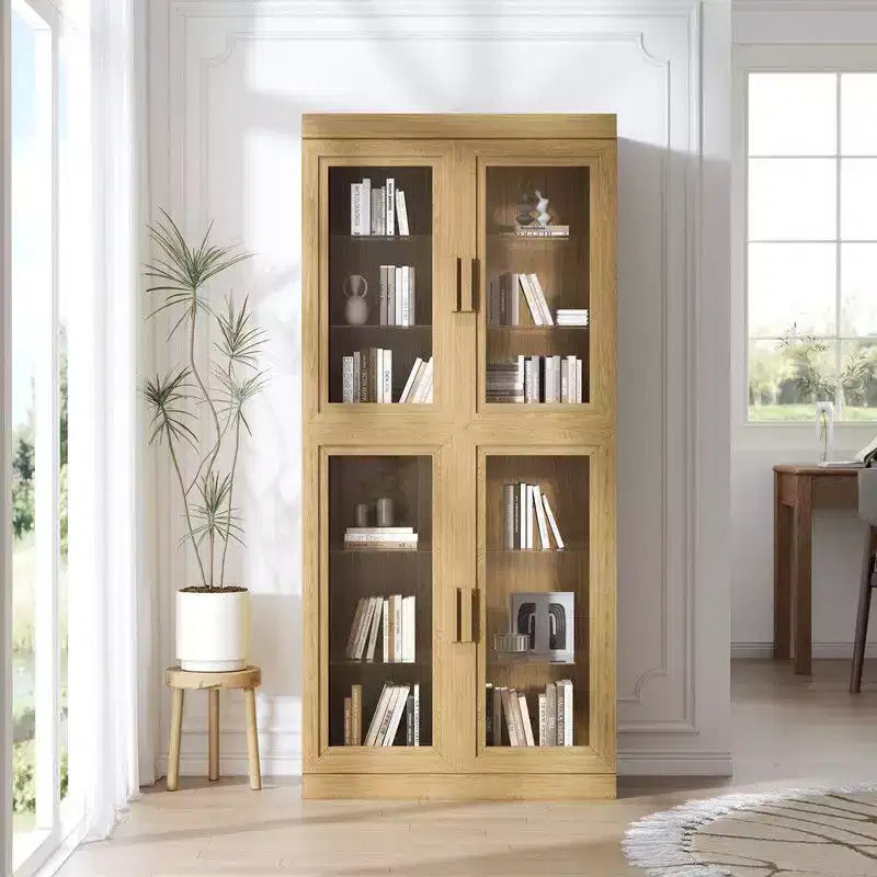 PexFix Wood Accent Cabinet with Adjustable Shelves