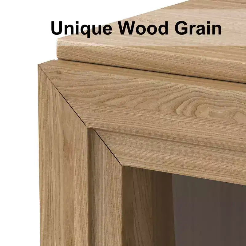 PexFix Wood Accent Cabinet with Adjustable Shelves