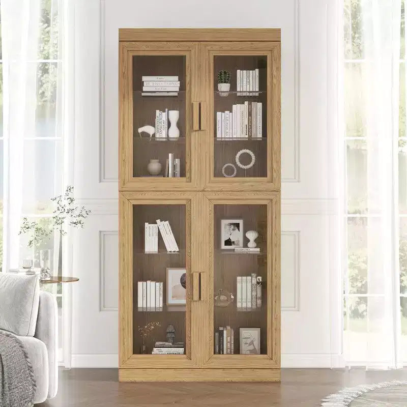 PexFix Wood Accent Cabinet with Adjustable Shelves