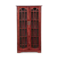 Window Pane Media Cabinet - Cherry - SEI