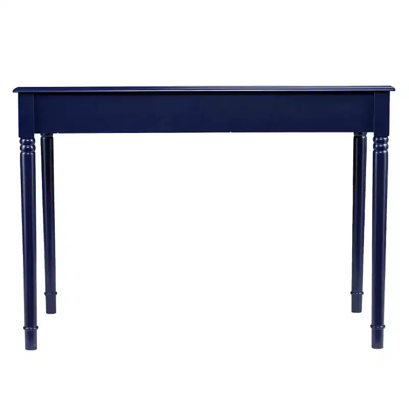 Janice Farmhouse 2-Drawer Writing Desk - Blue - SEI