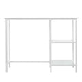 Layton Metal/Glass Student Desk - White - SEI