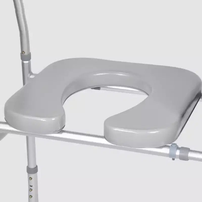 Toilet Seat Riser for Seniors, Raised Toilet Seat with Handles, Adjustable Height & Width, 300lbs Weight Capacity