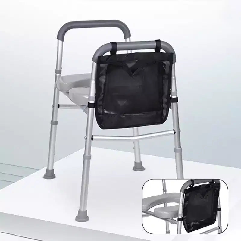 Toilet Seat Riser for Seniors, Raised Toilet Seat with Handles, Adjustable Height & Width, 300lbs Weight Capacity