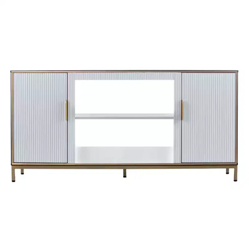 Daltaire Media Console with Storage - White - SEI