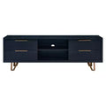Malone Black Entertainment Console - Black - SEI