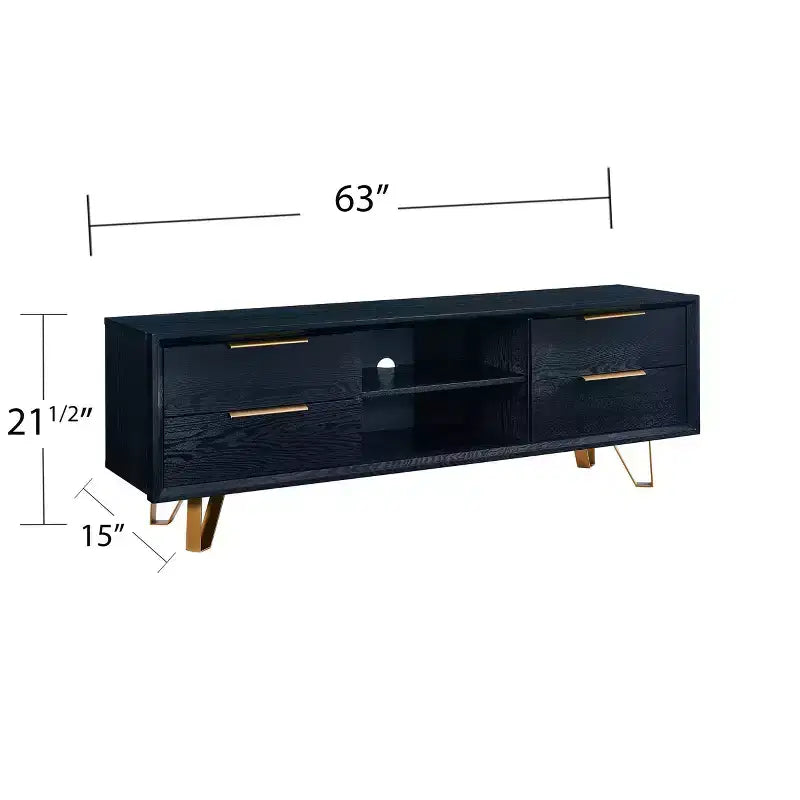 Console de divertissement Malone - Noir - SEI