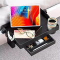 Tree City Clip-On Bedside Shelf for Beds & Bunks - Foldable Nightstand with Cup Holder & Cord Organizer