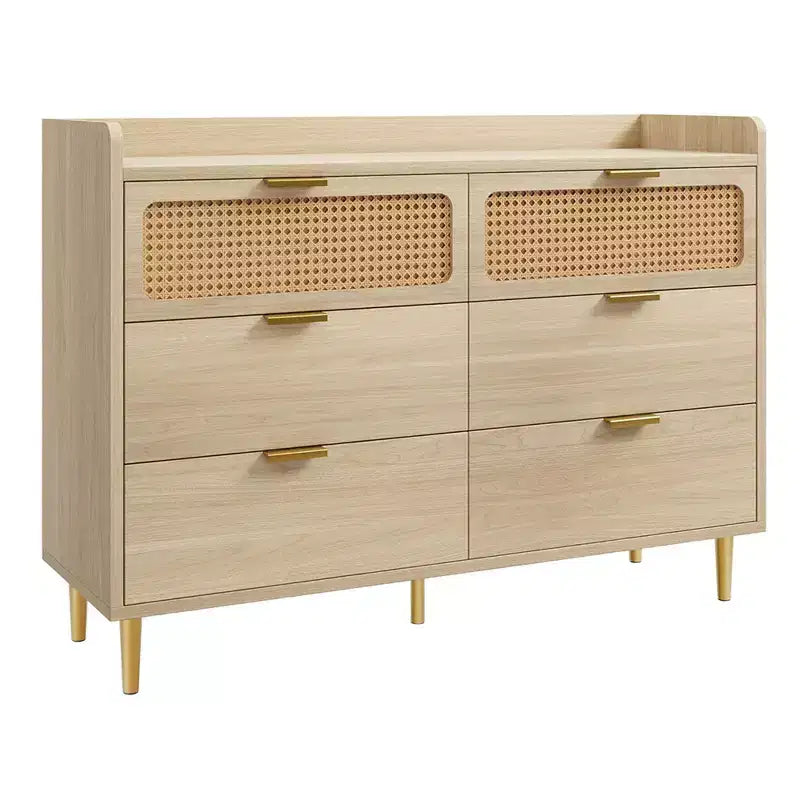 6 Drawer Cabinets for Bedroom, Closet Dressers Chest of Drawers, Wood Storage Dresser Organizer