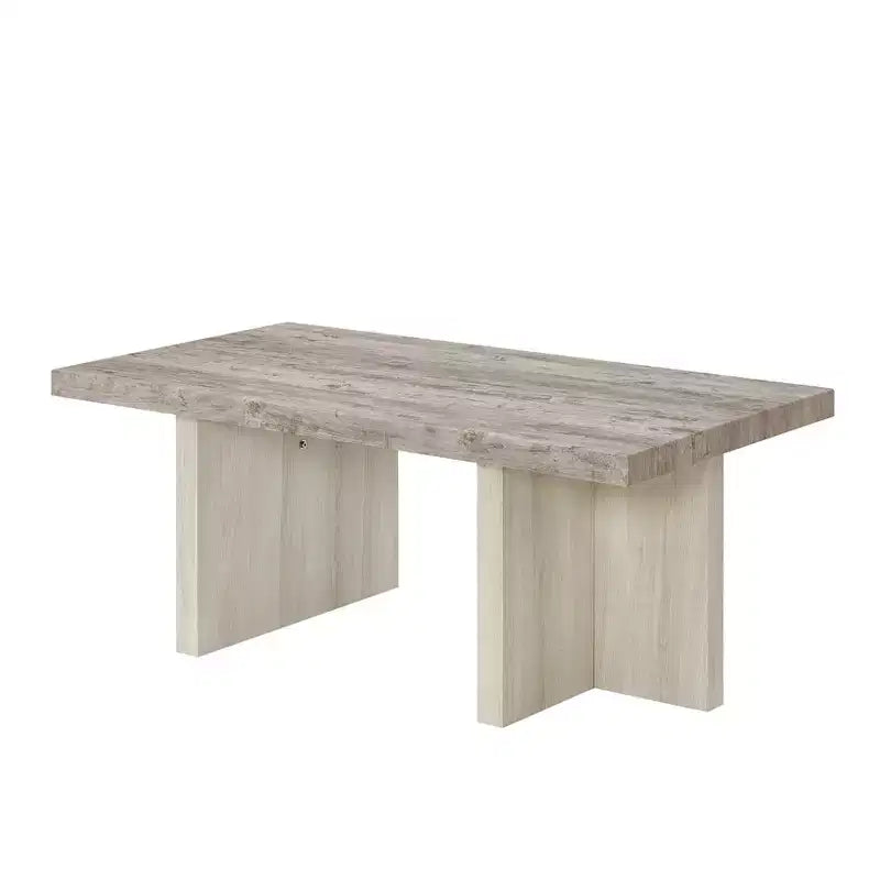 Roundhill Furniture Mchome 3-Piece Coffee Table Set, Coffee Table and Two End Tables
