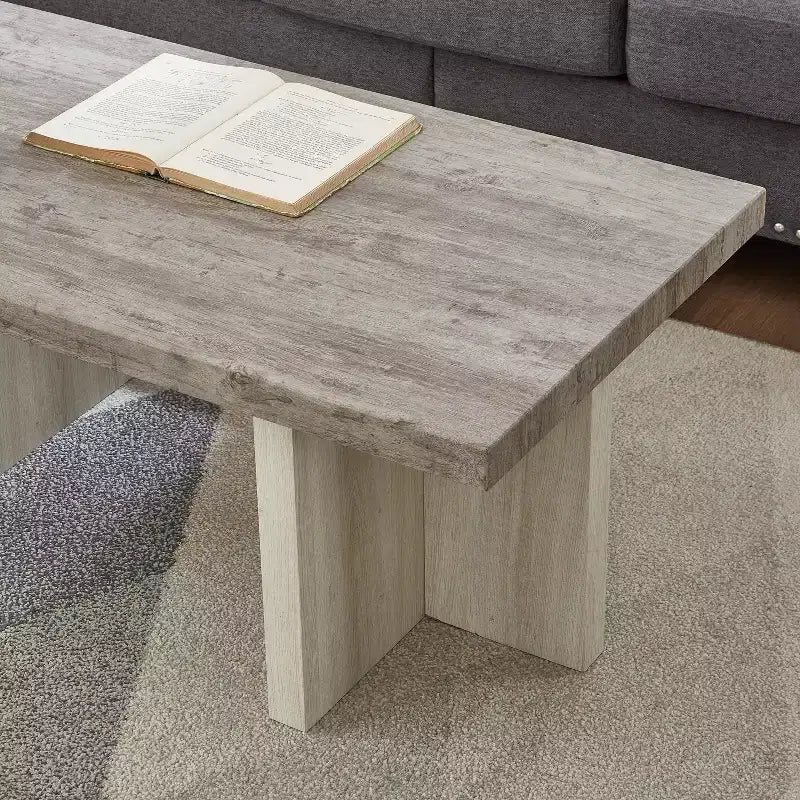 Roundhill Furniture Mchome 3-Piece Coffee Table Set, Coffee Table and Two End Tables
