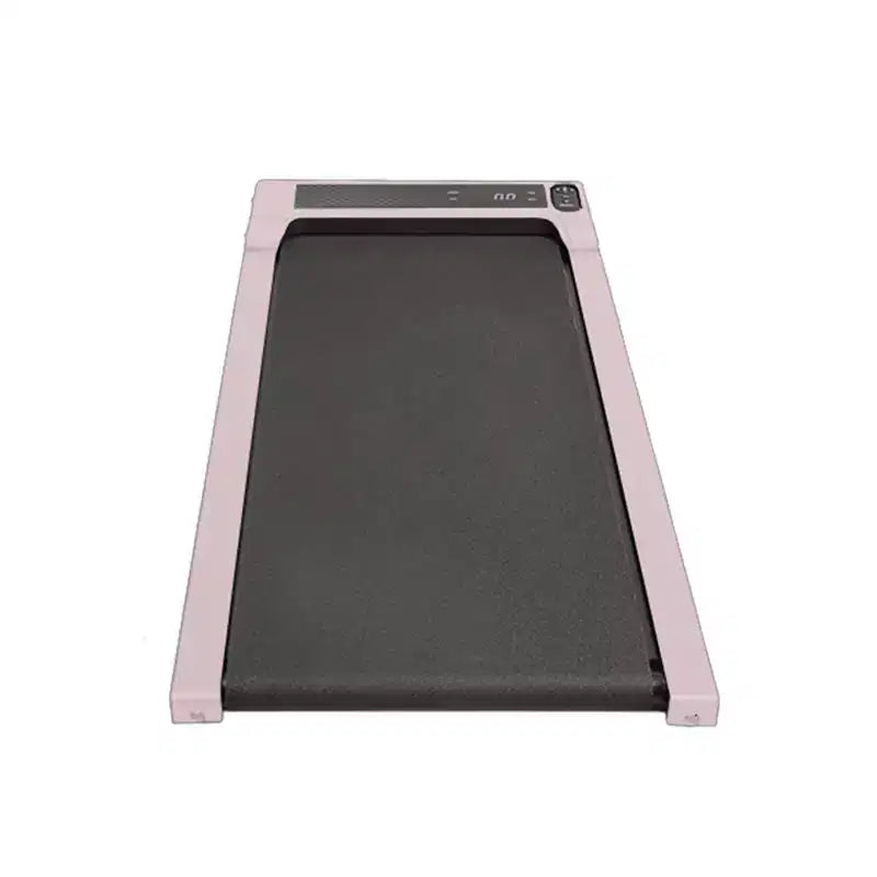Tapis de course NAYSAYE avec design compact, supporte une capacité de 110 kg pour le fitness à la maison ou au bureau, Rose, 49.2*20.47*4.92