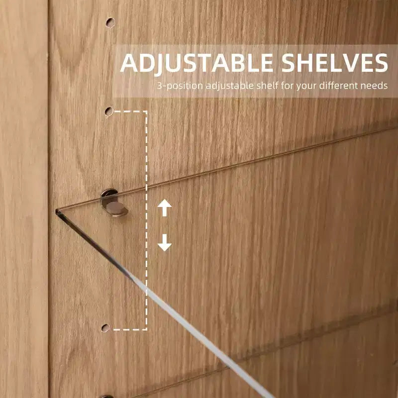 Every Inch Of Space Is Exquisite: An Elegant And Practical Modern Minimalist Storage Cabinet, A Must - Have For Your Home.