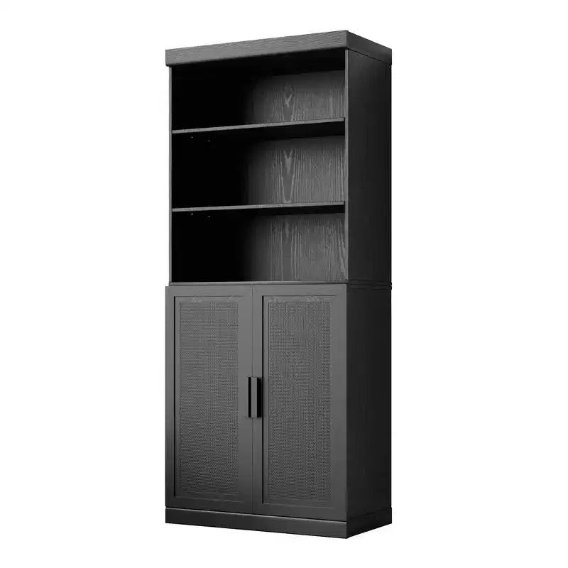 Large-capacity Glass Door Storage Cabinet, With A Stylish And Elegant Design Sense. It Is Both Practical And Beautiful