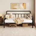 Metal Twin Bed Frame, Twin Daybed with Classic Headboard, No Box Spring Needed, RoomNoise Free, Sofa BedFrame for Living Room