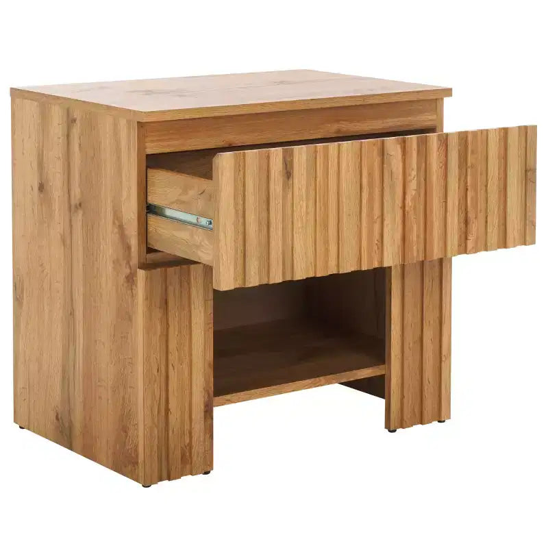 Conall 1 Drawer Nightstand - NST3102 - Oak - Safavieh