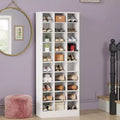 MAYEERTY 10-Tier Shoe Rack 30 Cubbies Fit Small Spaces Entryway Home Decor