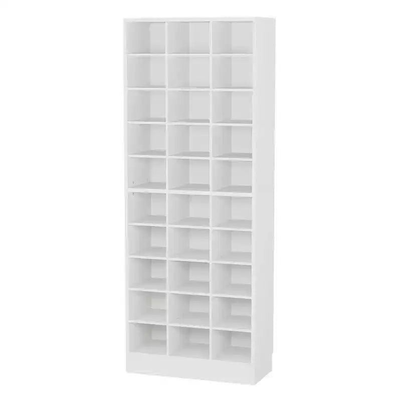 MAYEERTY 10-Tier Shoe Rack 30 Cubbies Fit Small Spaces Entryway Home Decor