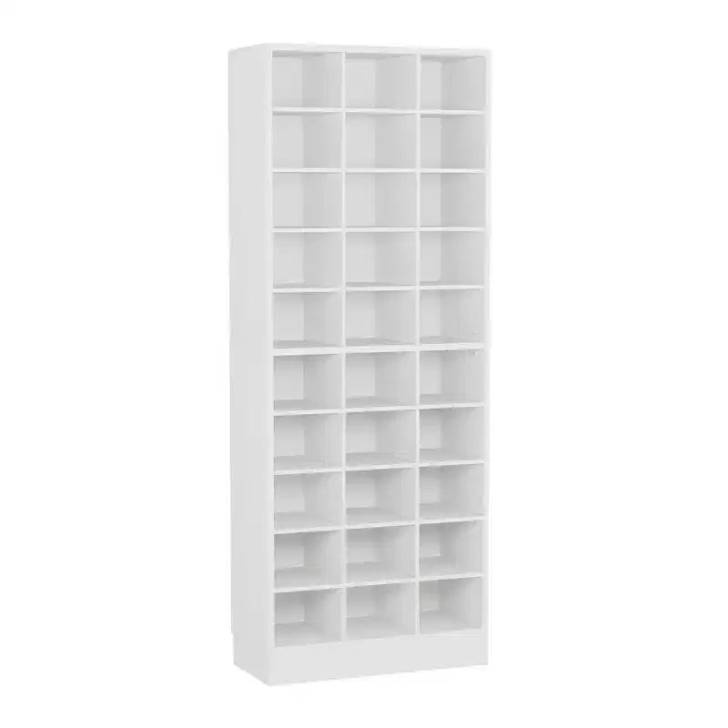 MAYEERTY 10-Tier Shoe Rack 30 Cubbies Fit Small Spaces Entryway Home Decor