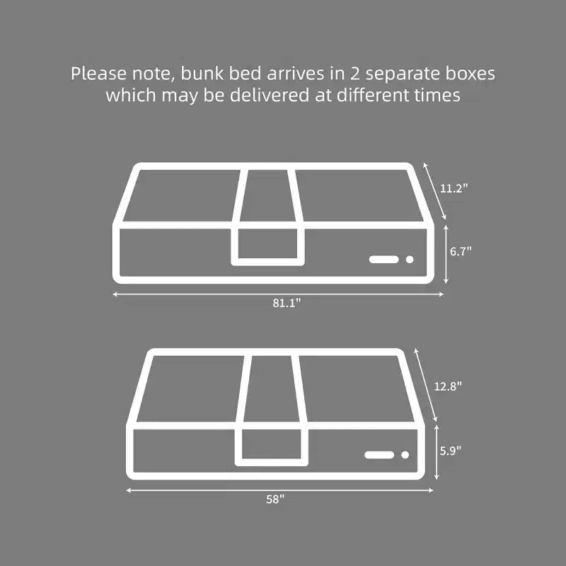 Twin over Full Bunk Bed with Ladder,Wooden Bunk Bed with High Guardrail ,No Box Spring Needed,Natural