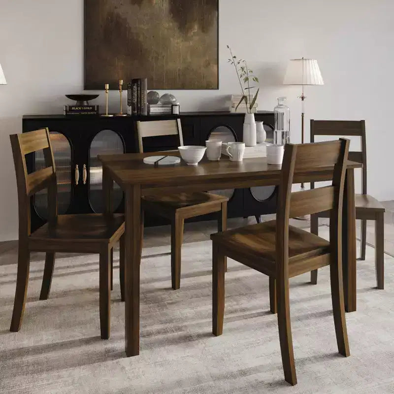 Home Design Nome Dining Set , Brown