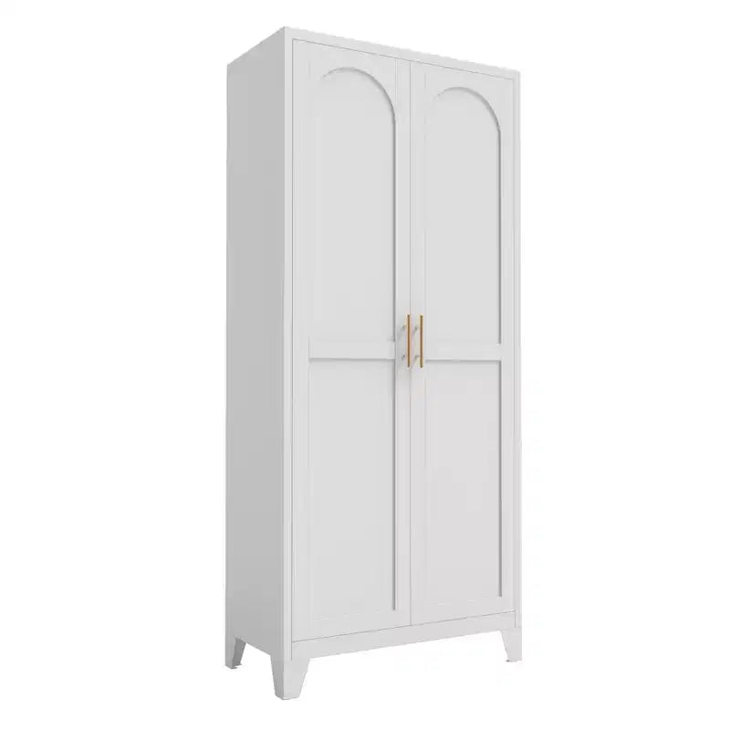 Metal Storage Cabinet, Kitchen Pantry Cabinet with Adjustable Shelves, Lockable File &Tool Cabinet, Garage Storage Cabinet for Kitchen