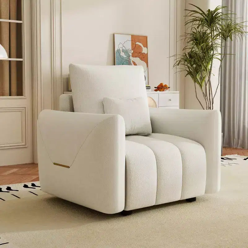 PexFix Modern Lounge Chair with Pillow for Office Living room and Bedroom