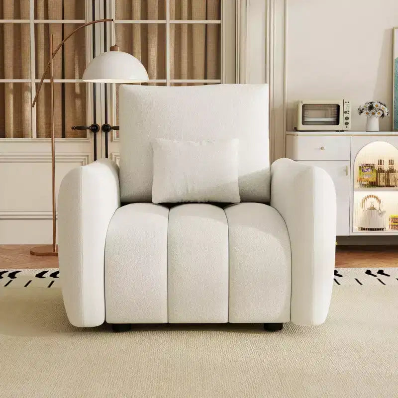 PexFix Modern Lounge Chair with Pillow for Office Living room and Bedroom