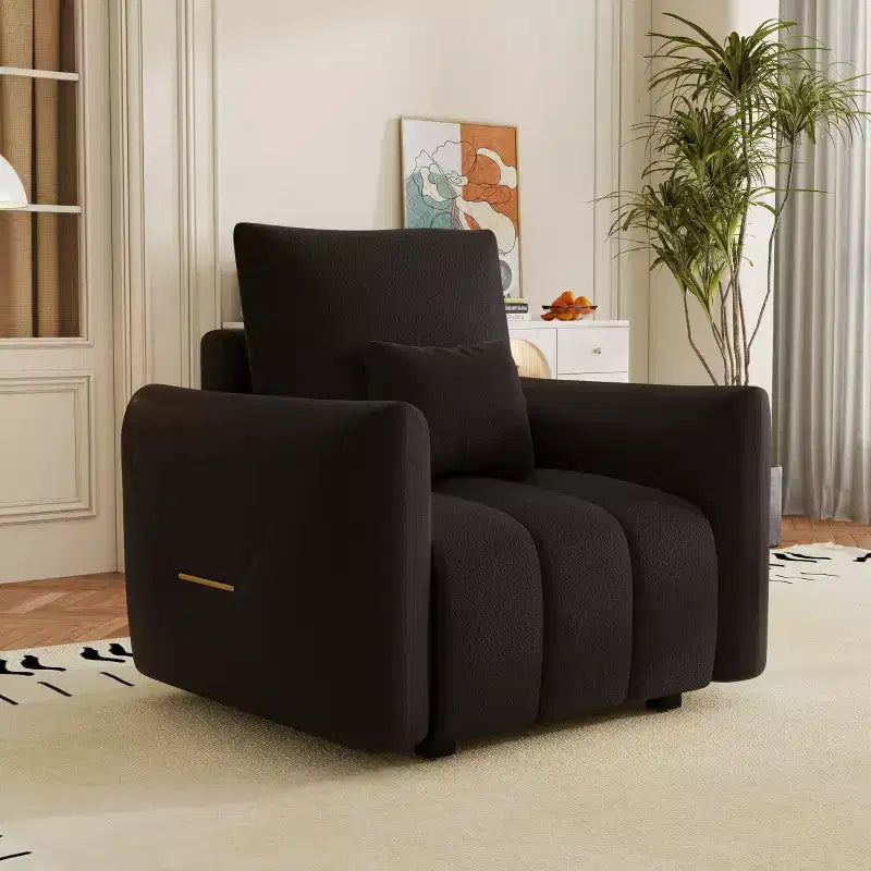 PexFix Modern Lounge Chair with Pillow for Office Living room and Bedroom