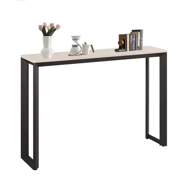 Table console Rosary Blenn 47, piétement triangulaire en métal
