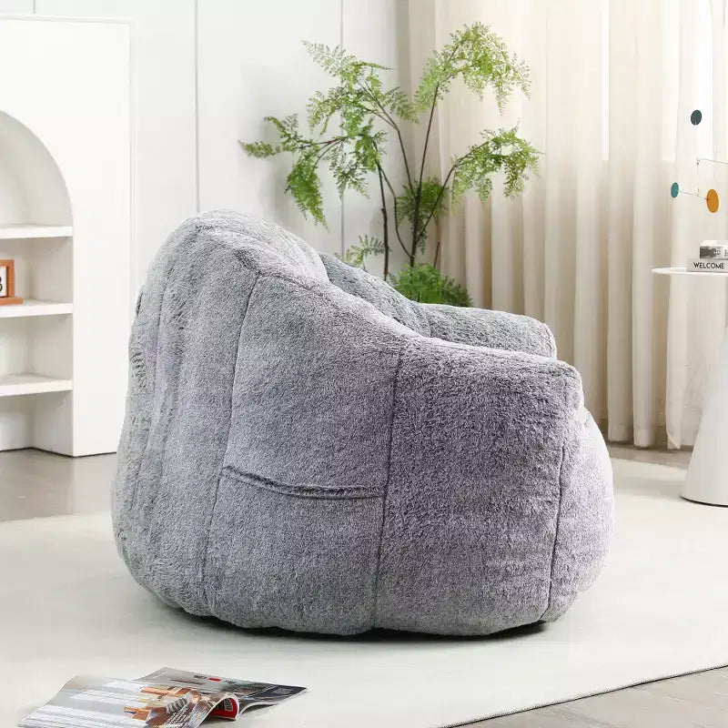 Zeus & Ruta 50x43 Modern Oversized Chenille Armchair with Upholstered and Pillows, for Living Room, Bedroom, or Apartment