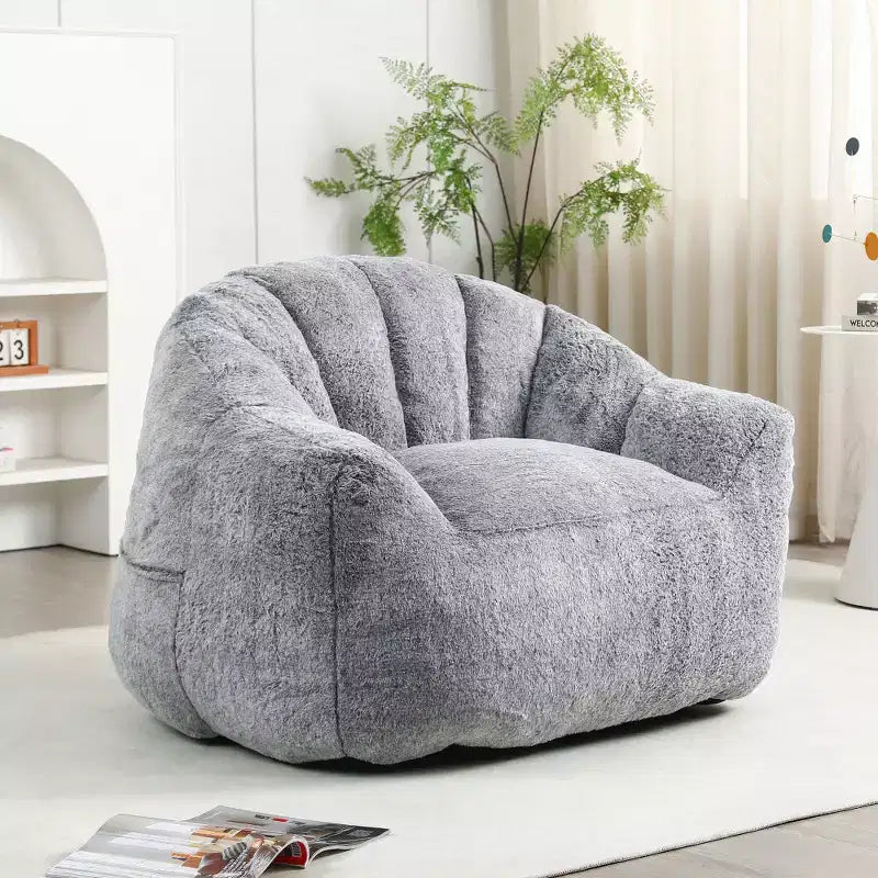 Zeus & Ruta 50x43 Modern Oversized Chenille Armchair with Upholstered and Pillows, for Living Room, Bedroom, or Apartment