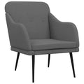 vidaXL Armchair Dark Gray 24.8x29.9x31.5 Fabric - Dark Gray