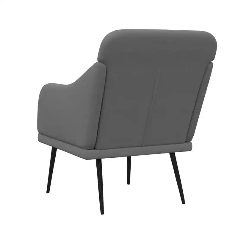 vidaXL Armchair Dark Gray 24.8x29.9x31.5 Fabric - Dark Gray