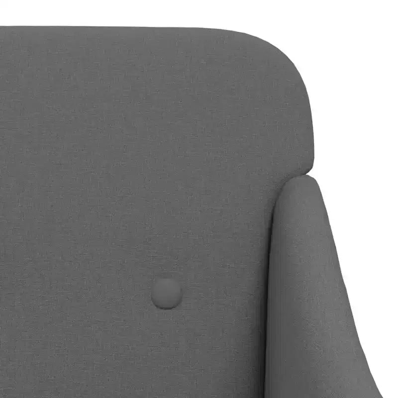 vidaXL Armchair Dark Gray 24.8x29.9x31.5 Fabric - Dark Gray