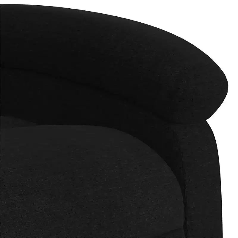Fauteuil inclinable de massage vidaXL, dossier/repose-pieds réglable - Noir