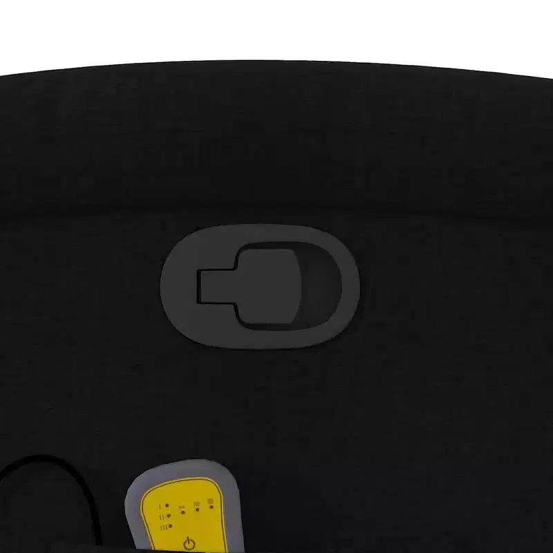 Fauteuil inclinable de massage vidaXL, dossier/repose-pieds réglable - Noir