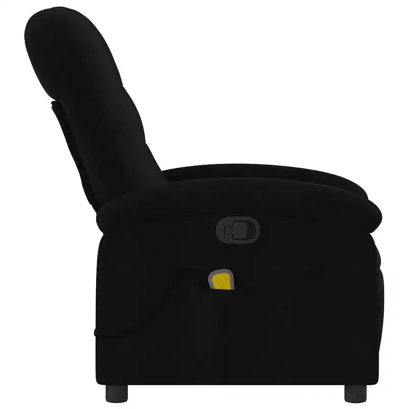 Fauteuil inclinable de massage vidaXL, dossier/repose-pieds réglable - Noir