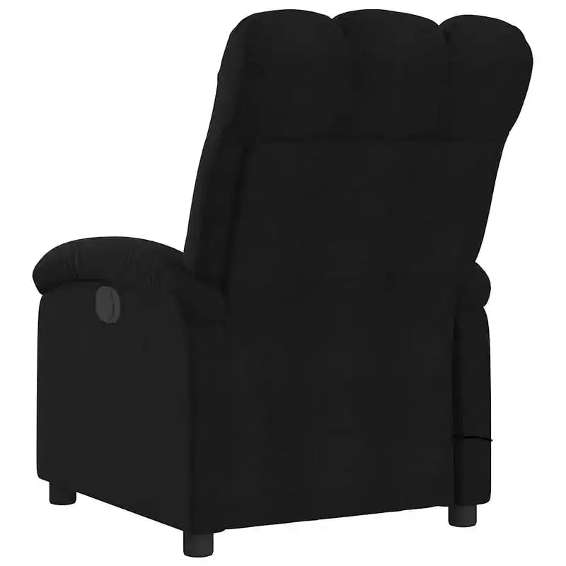 Fauteuil inclinable de massage vidaXL, dossier/repose-pieds réglable - Noir