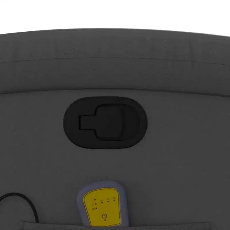 vidaXL Grey Massage Recliner Chair