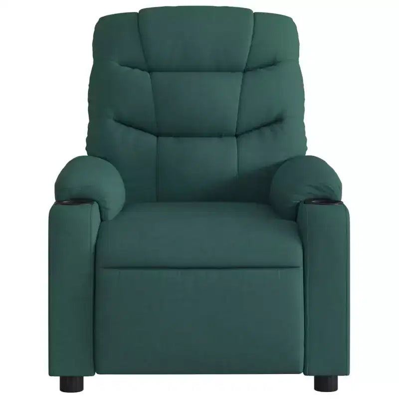 vidaXL Electric Massage Recliner Chair Dark Green