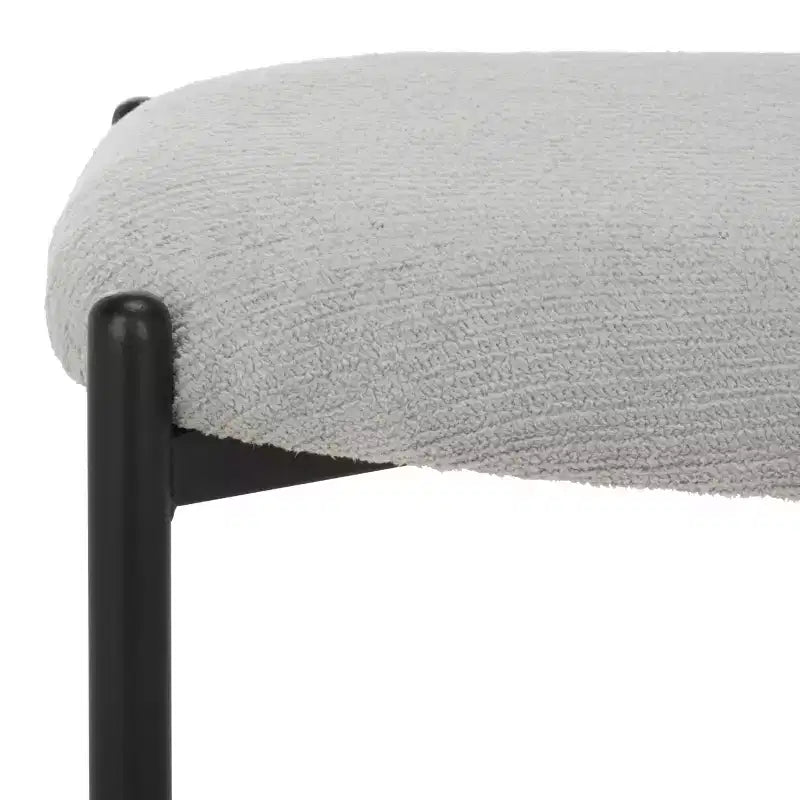 Uwe Ottoman - OTT3701 - Grey/Black - Safavieh