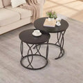 unipaws Black Nesting Coffee Table Set of 2