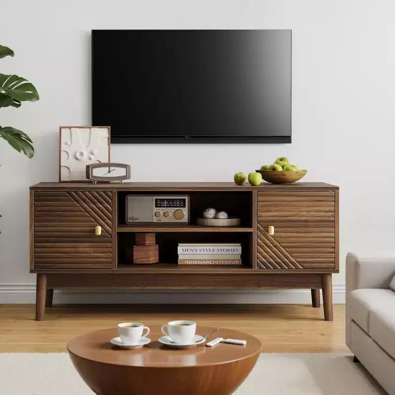 GDFStudio Bertram 43 Wood TV Stand