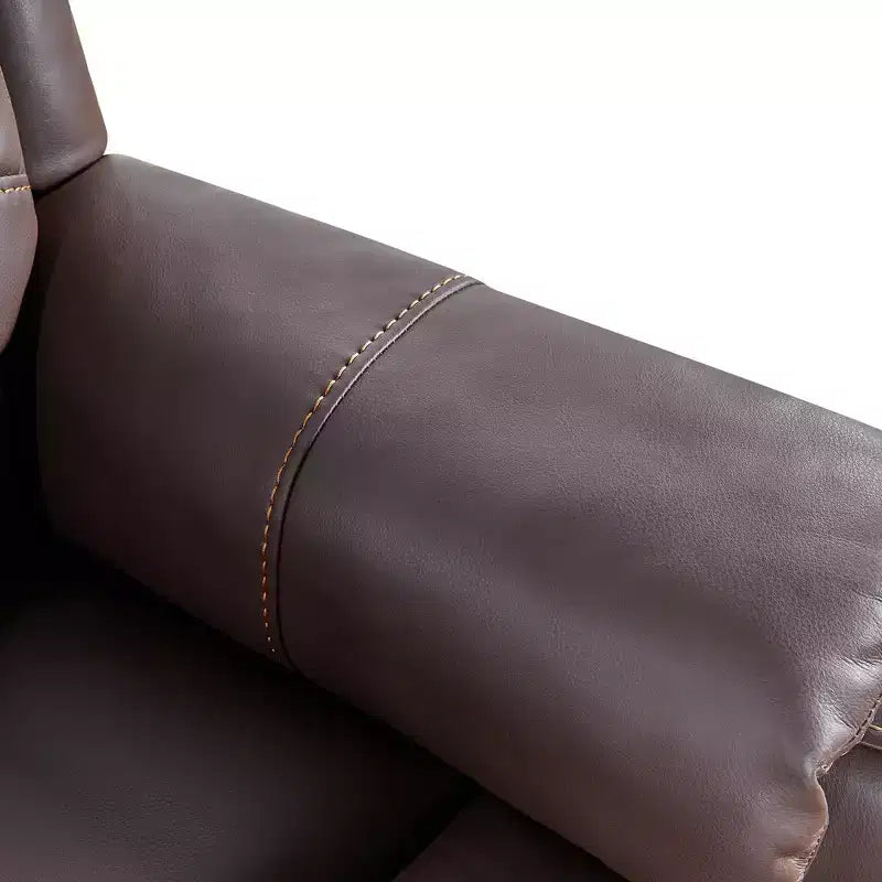 Whisen Bonded Leather 139 Recliner & Single Sofa Chair with Vibration Massage & Heating