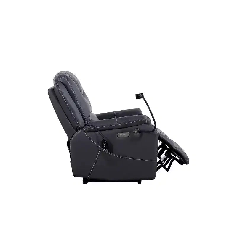 Whisen Bonded Leather 139 Recliner & Single Sofa Chair with Vibration Massage & Heating