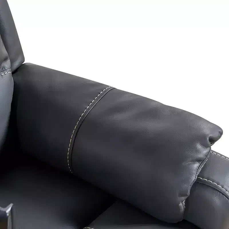 Whisen Bonded Leather 139 Recliner & Single Sofa Chair with Vibration Massage & Heating