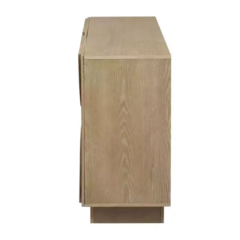 Whisen 4-Door Wood Storage Sideboard with Adjustable Shelves